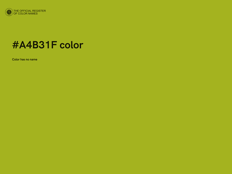 #A4B31F color image