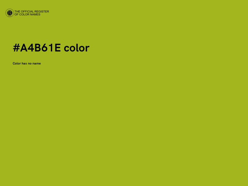 #A4B61E color image