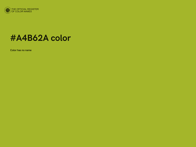 #A4B62A color image