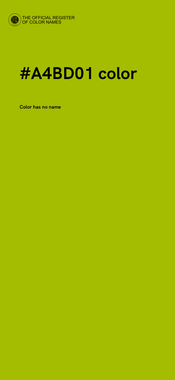 #A4BD01 color image