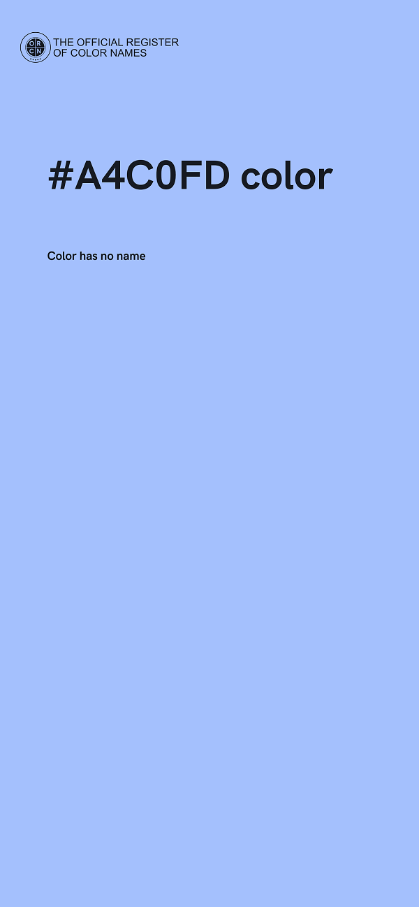 #A4C0FD color image