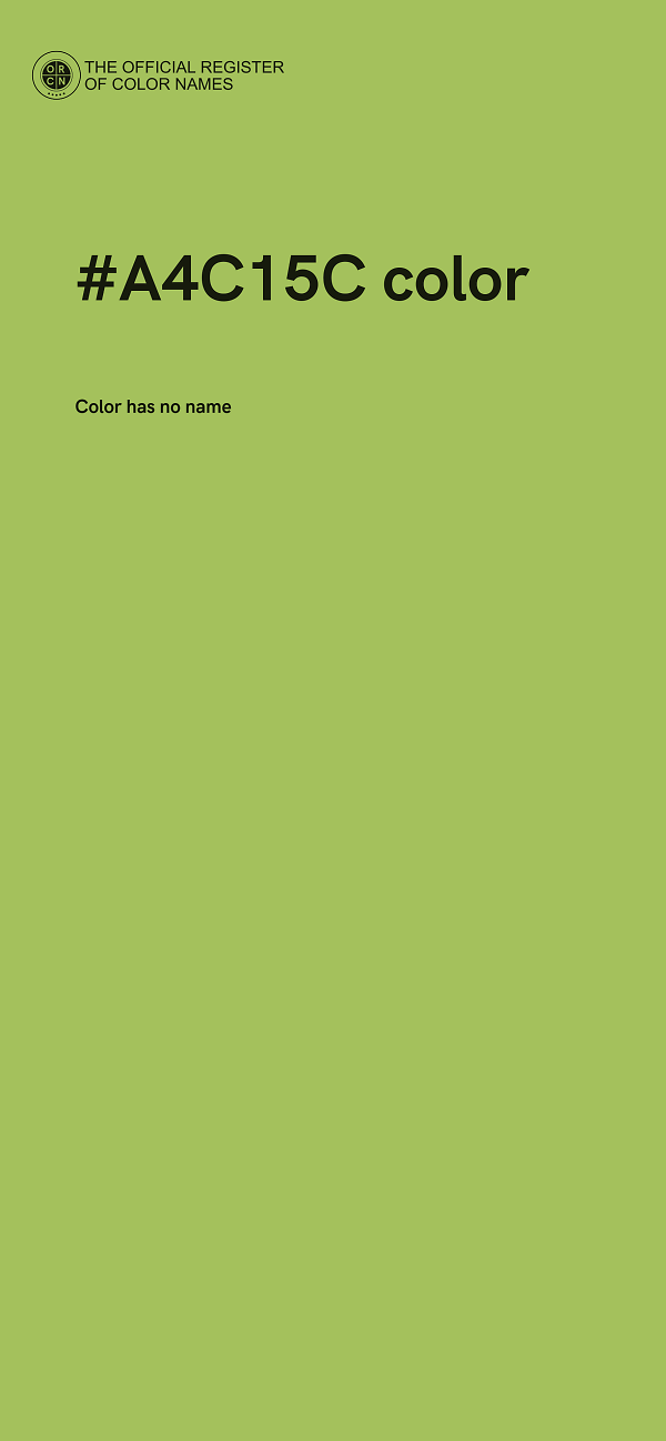 #A4C15C color image