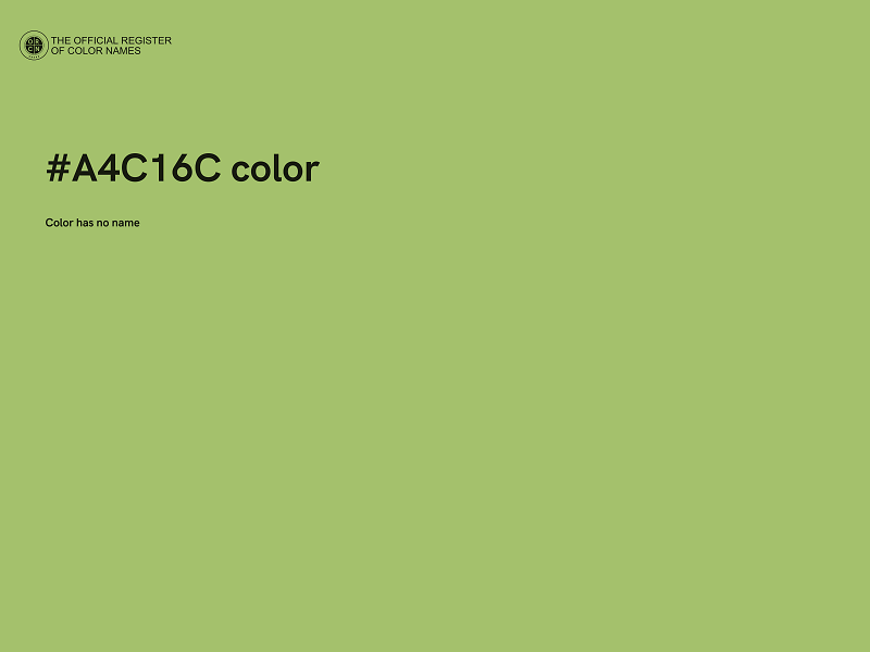 #A4C16C color image