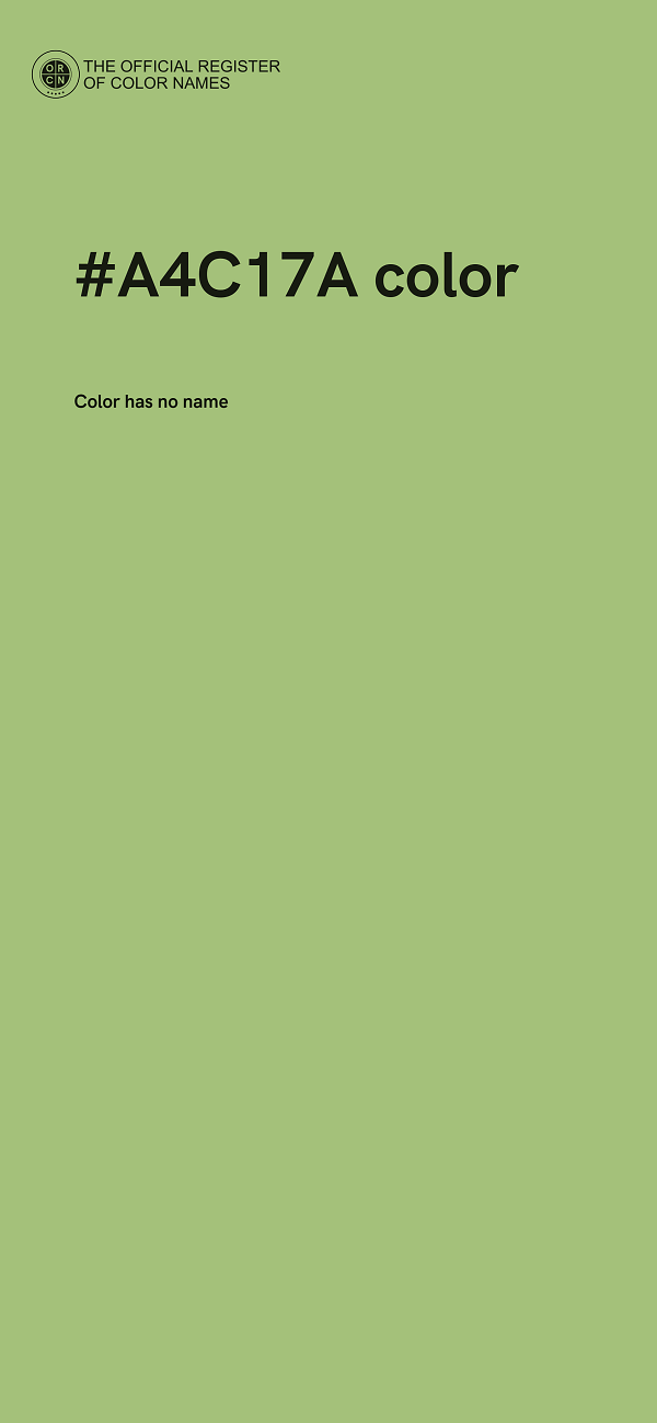 #A4C17A color image