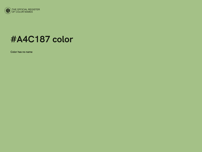 #A4C187 color image