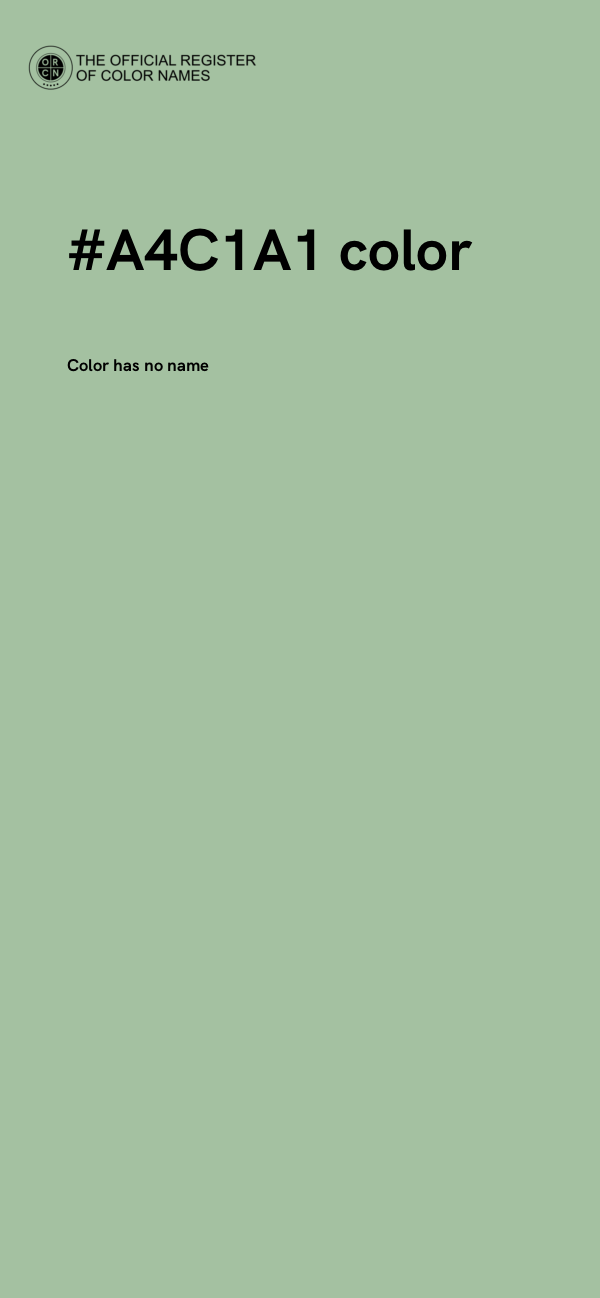 #A4C1A1 color image