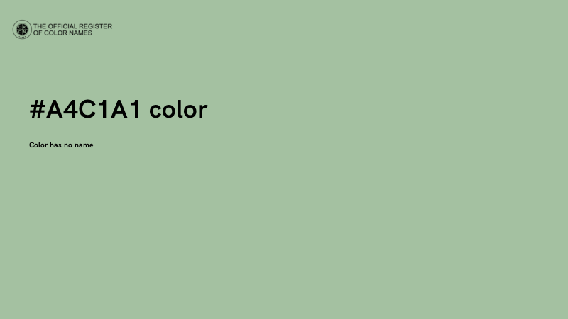 #A4C1A1 color image