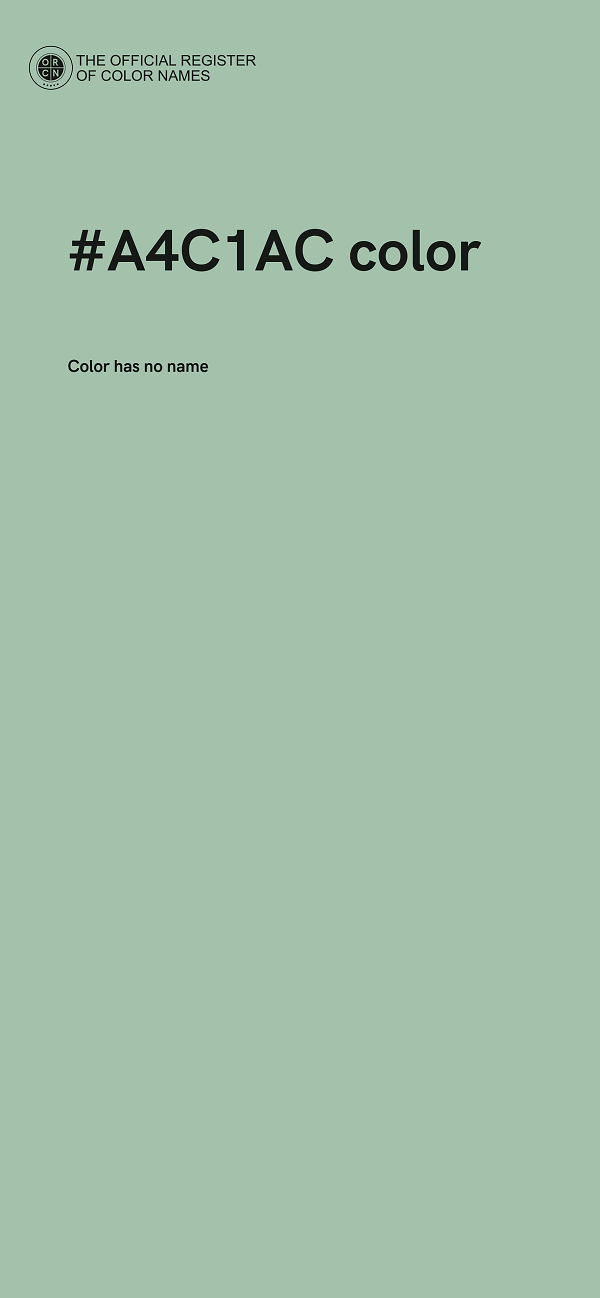 #A4C1AC color image