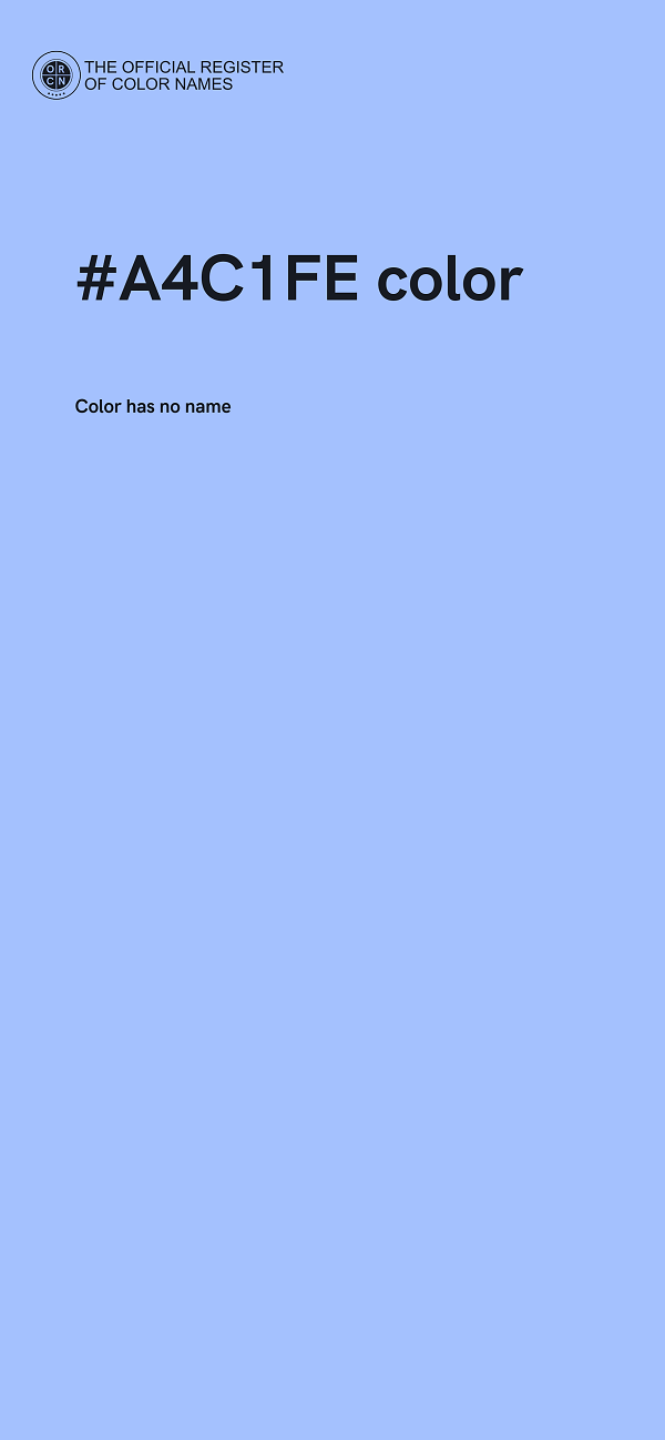 #A4C1FE color image