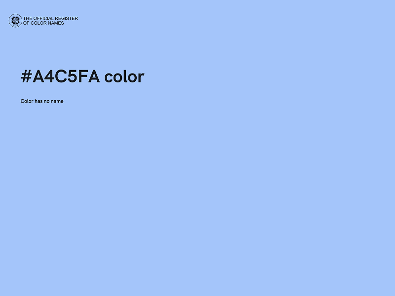 #A4C5FA color image