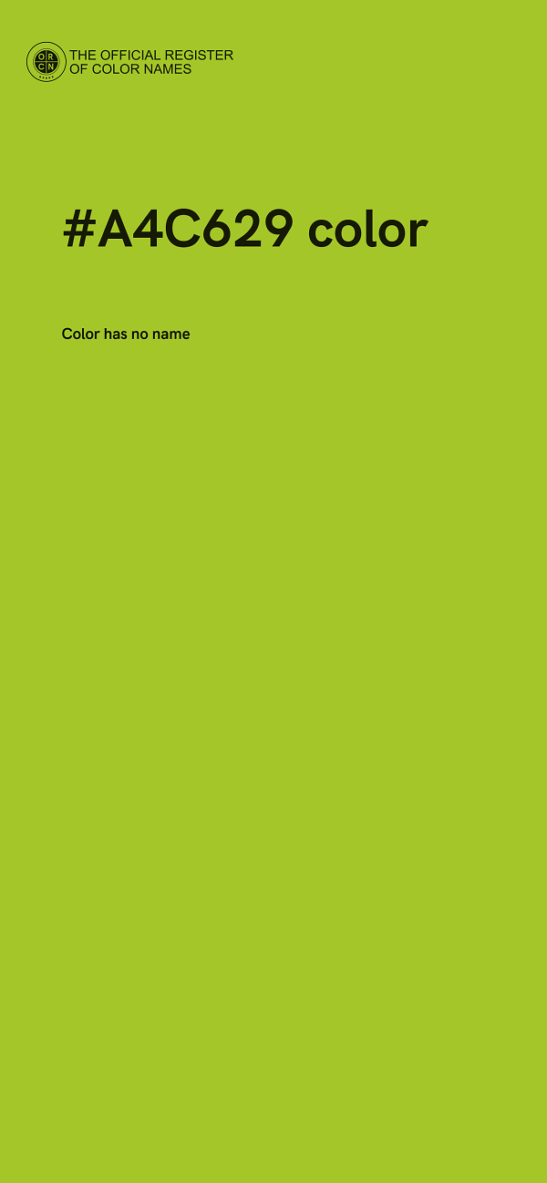 #A4C629 color image