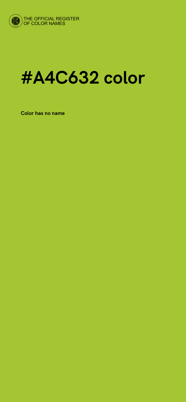 #A4C632 color image