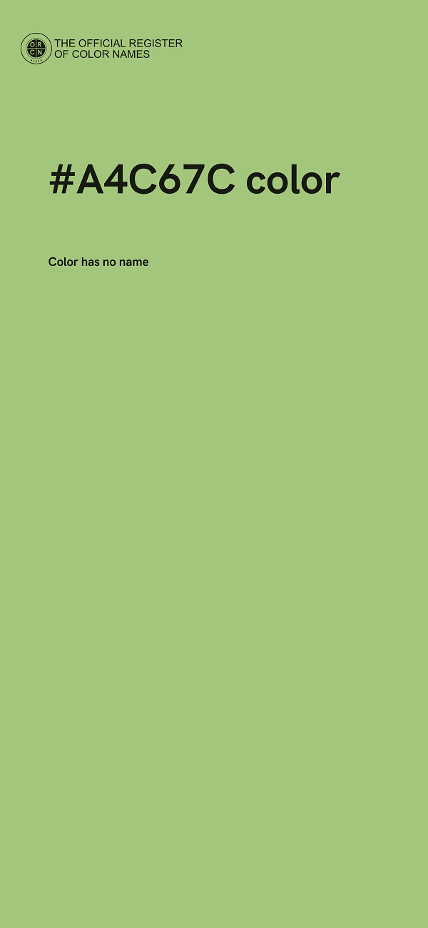 #A4C67C color image