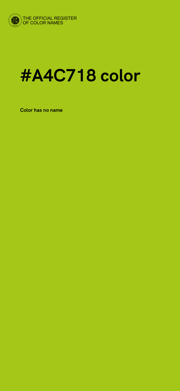 #A4C718 color image