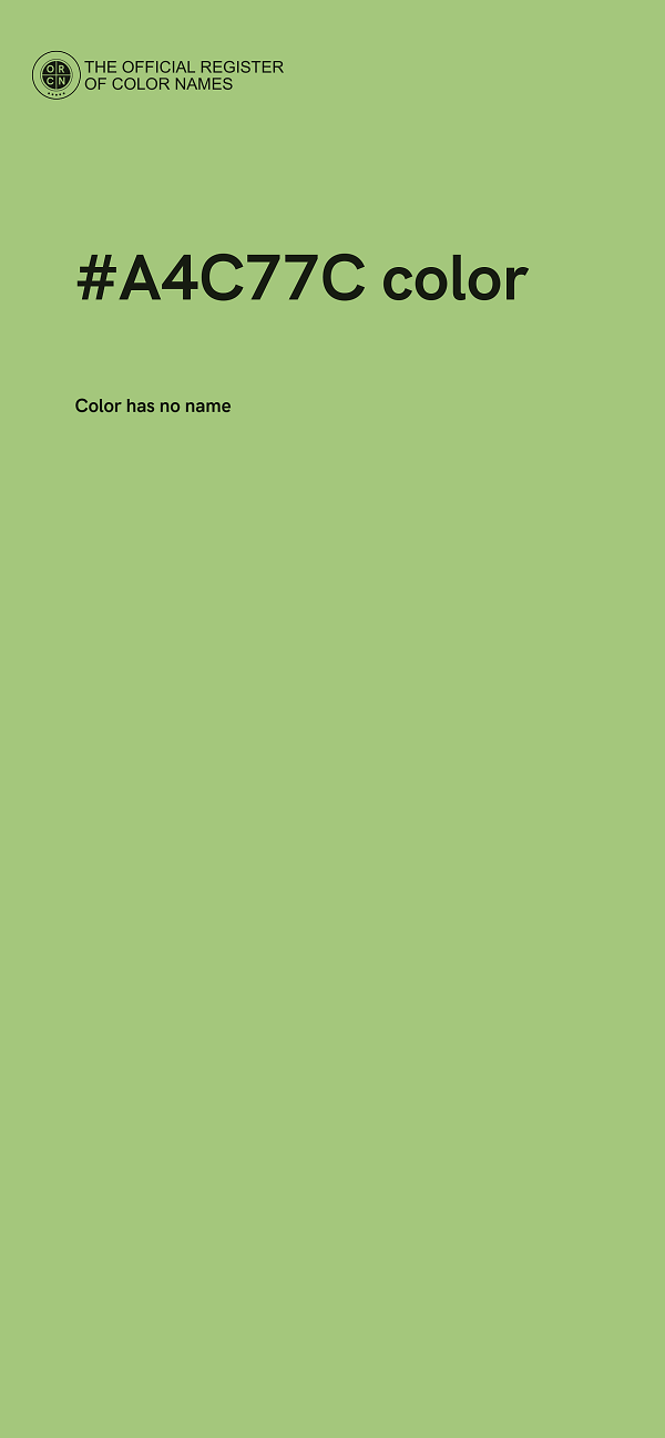 #A4C77C color image