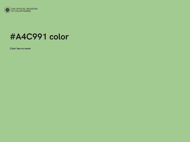 #A4C991 color image