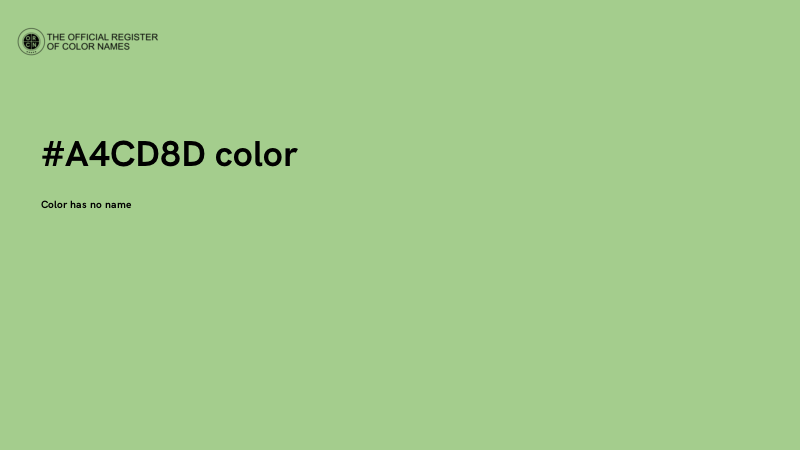 #A4CD8D color image