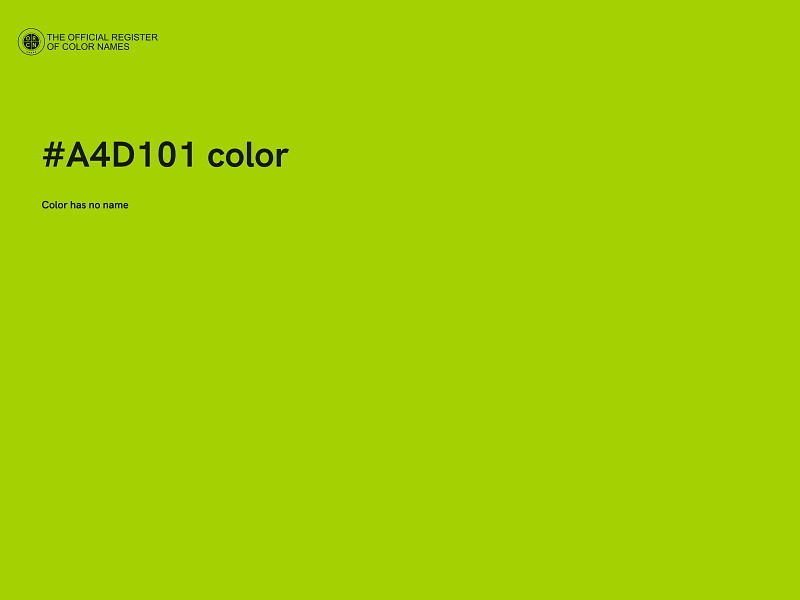 #A4D101 color image