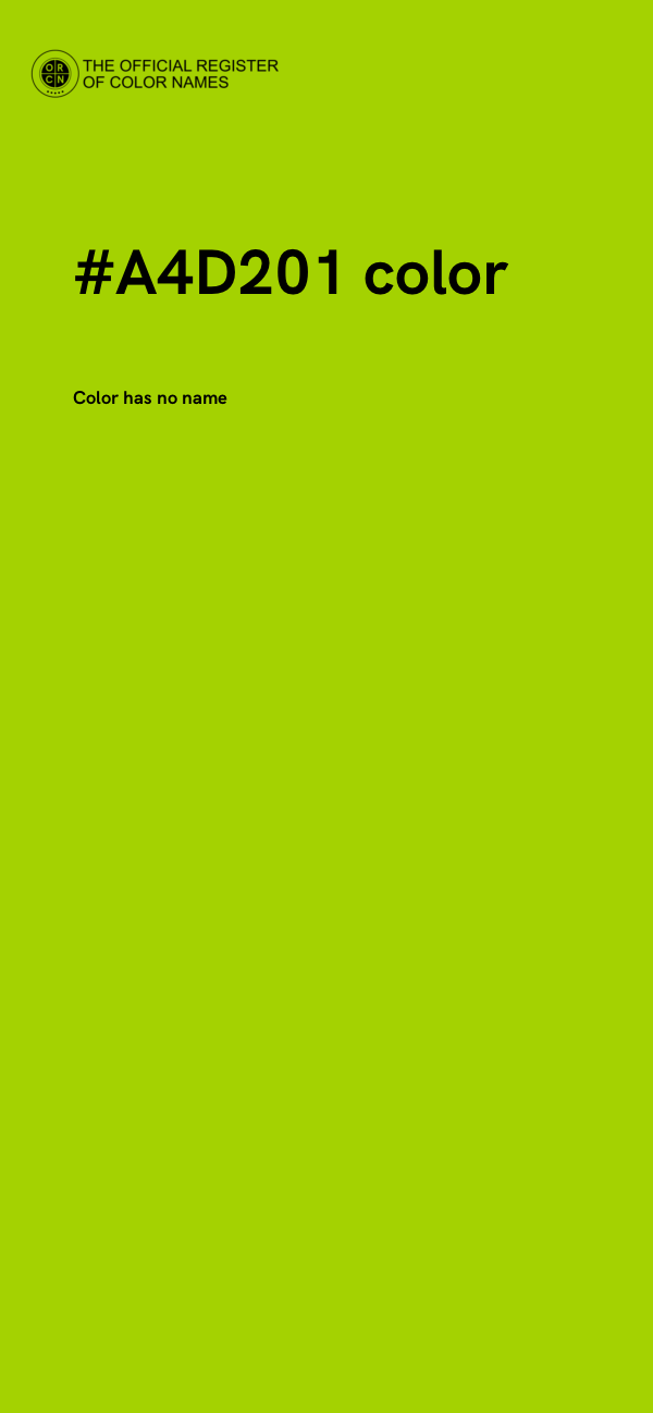 #A4D201 color image
