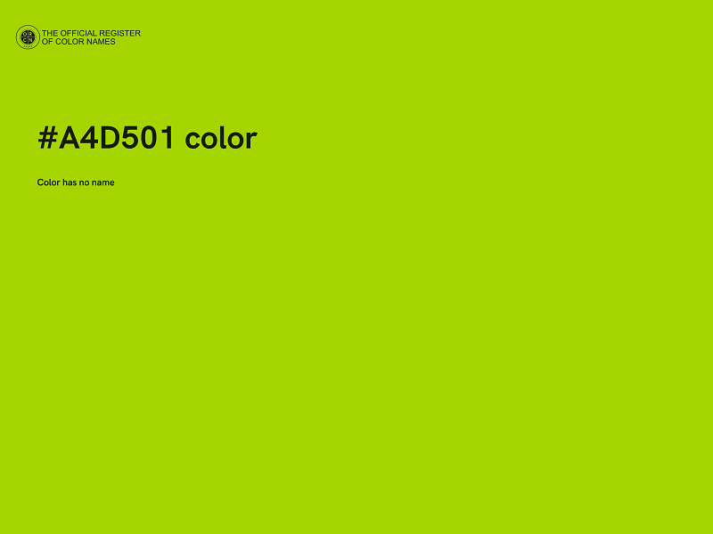 #A4D501 color image