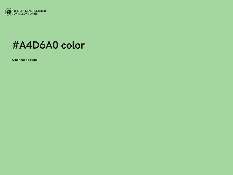 #A4D6A0 color image