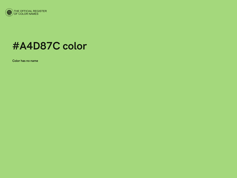 #A4D87C color image