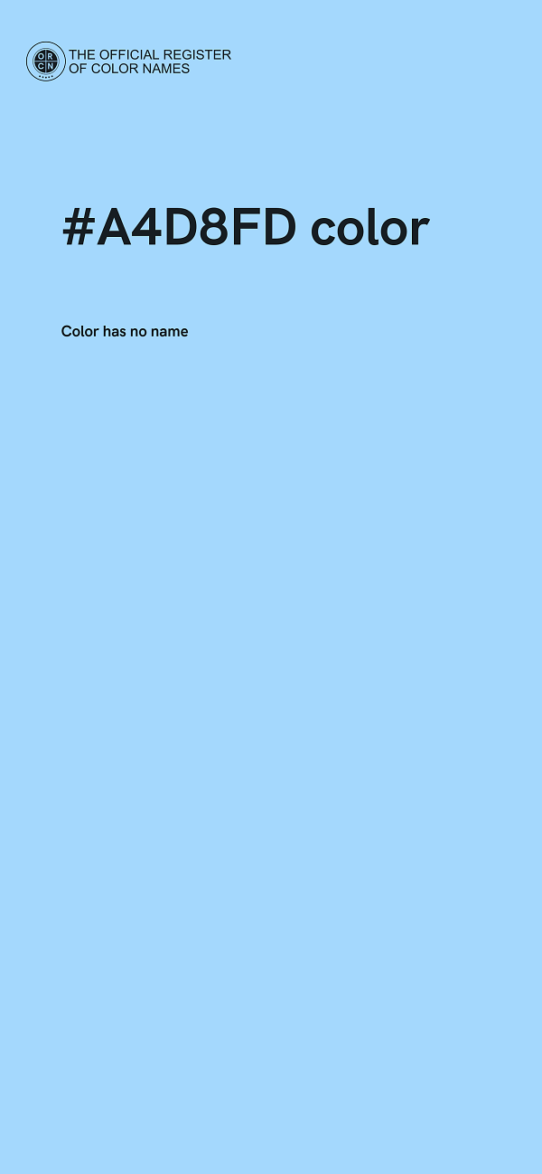 #A4D8FD color image