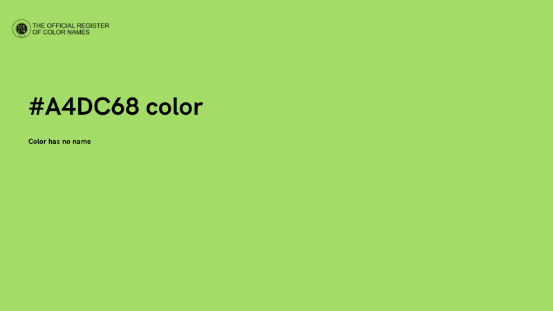 #A4DC68 color image