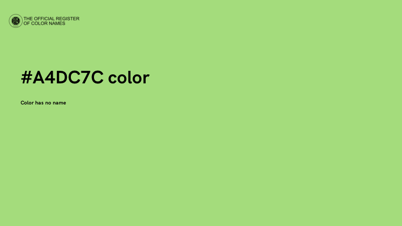 #A4DC7C color image