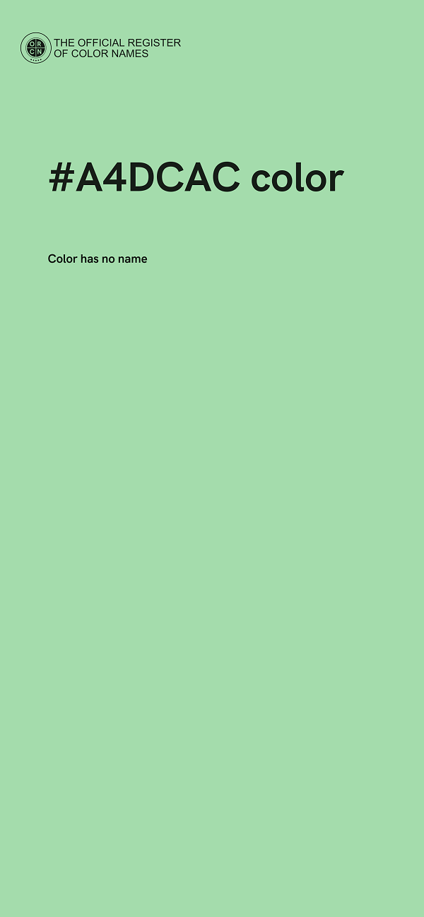#A4DCAC color image