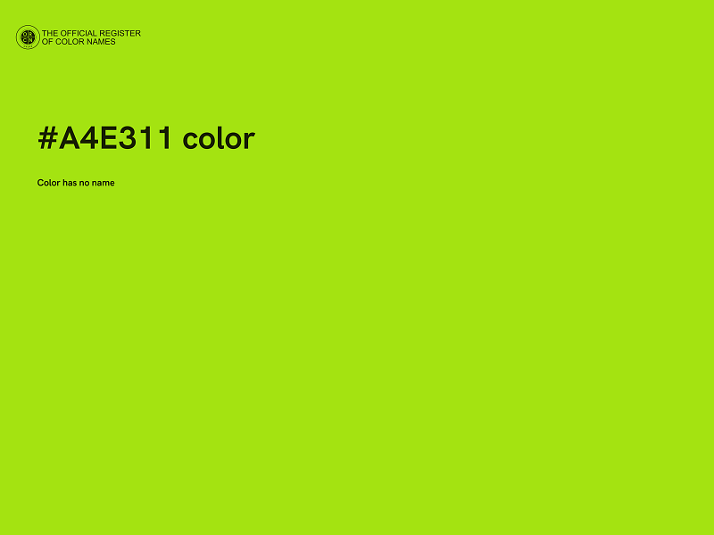 #A4E311 color image