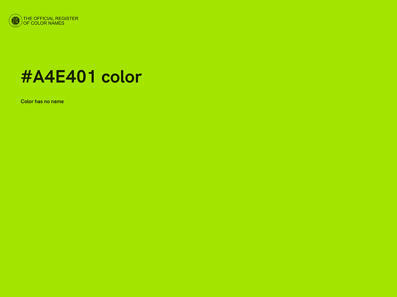 #A4E401 color image