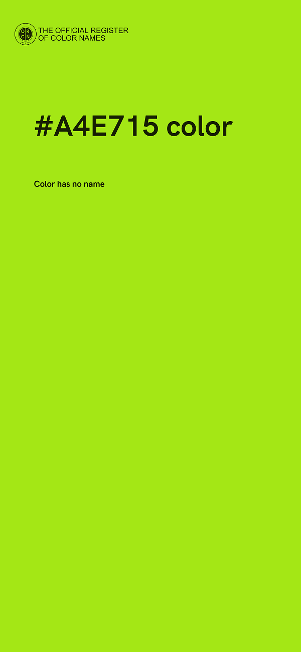 #A4E715 color image