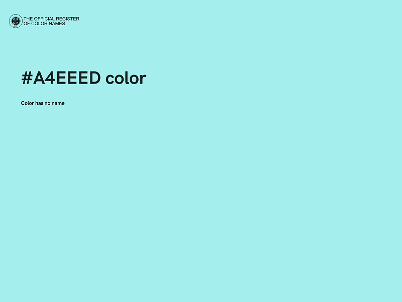 #A4EEED color image