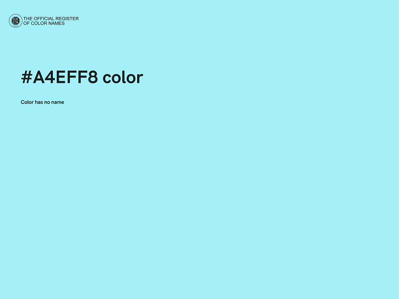 #A4EFF8 color image