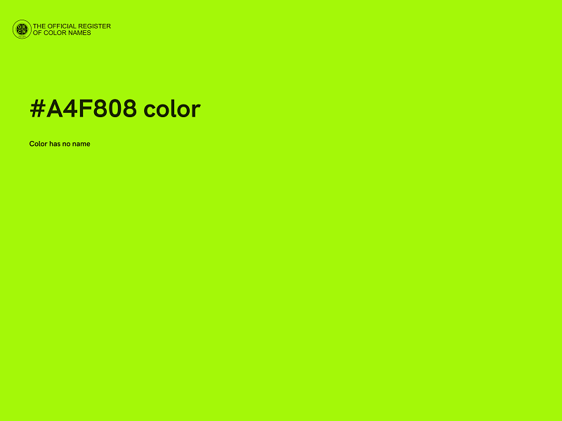 #A4F808 color image