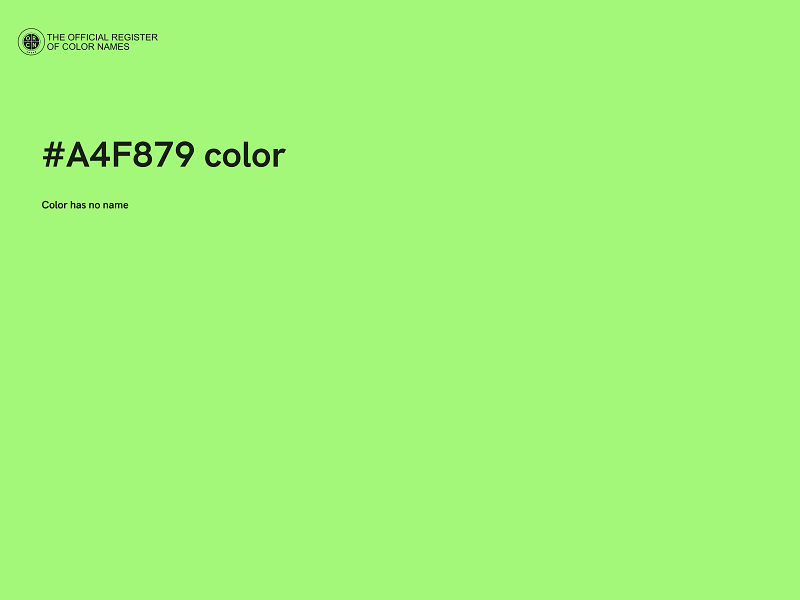 #A4F879 color image