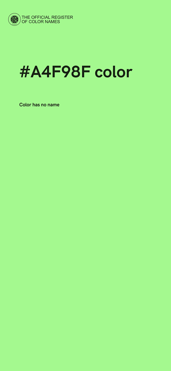 #A4F98F color image