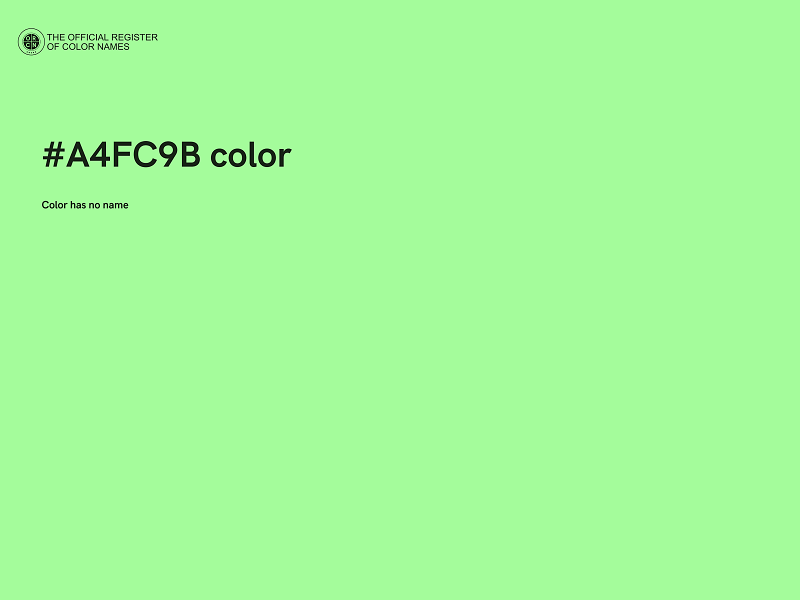 #A4FC9B color image