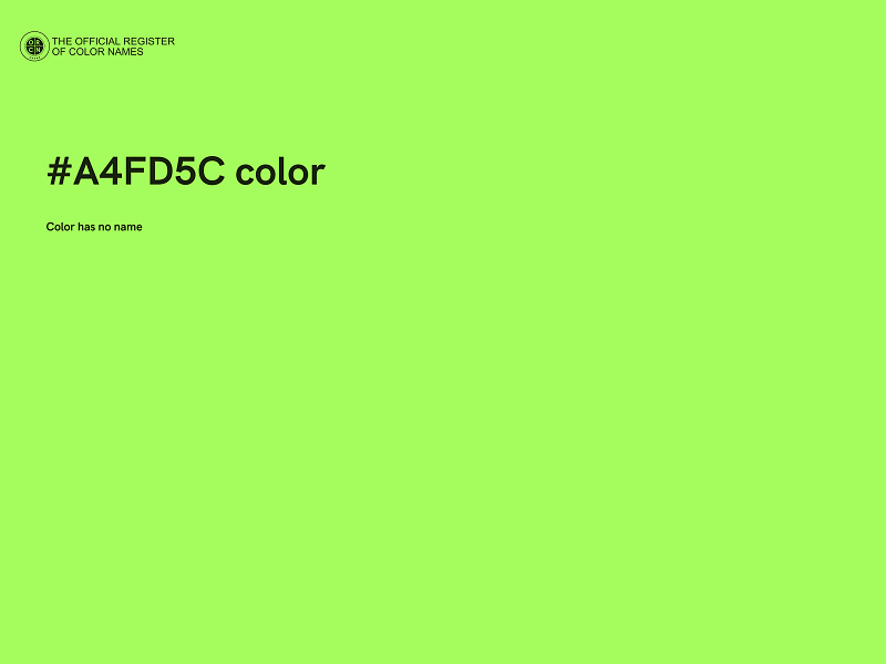 #A4FD5C color image