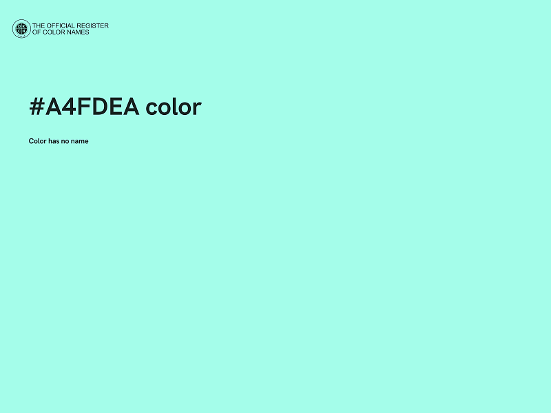 #A4FDEA color image