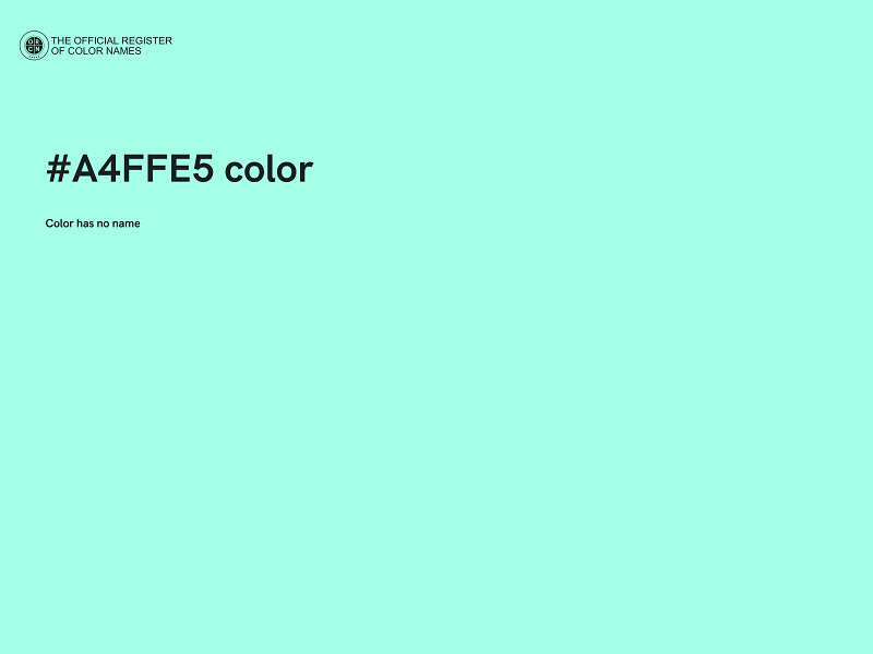 #A4FFE5 color image