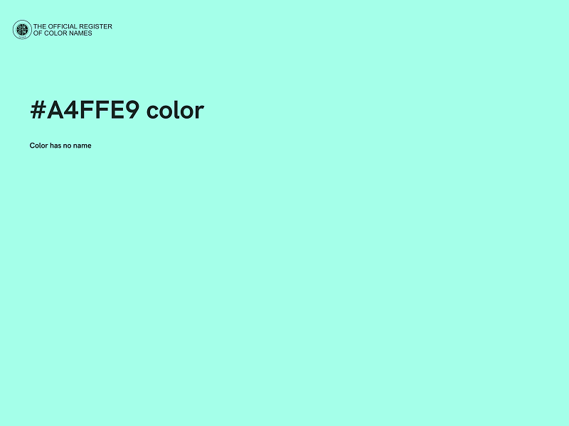 #A4FFE9 color image