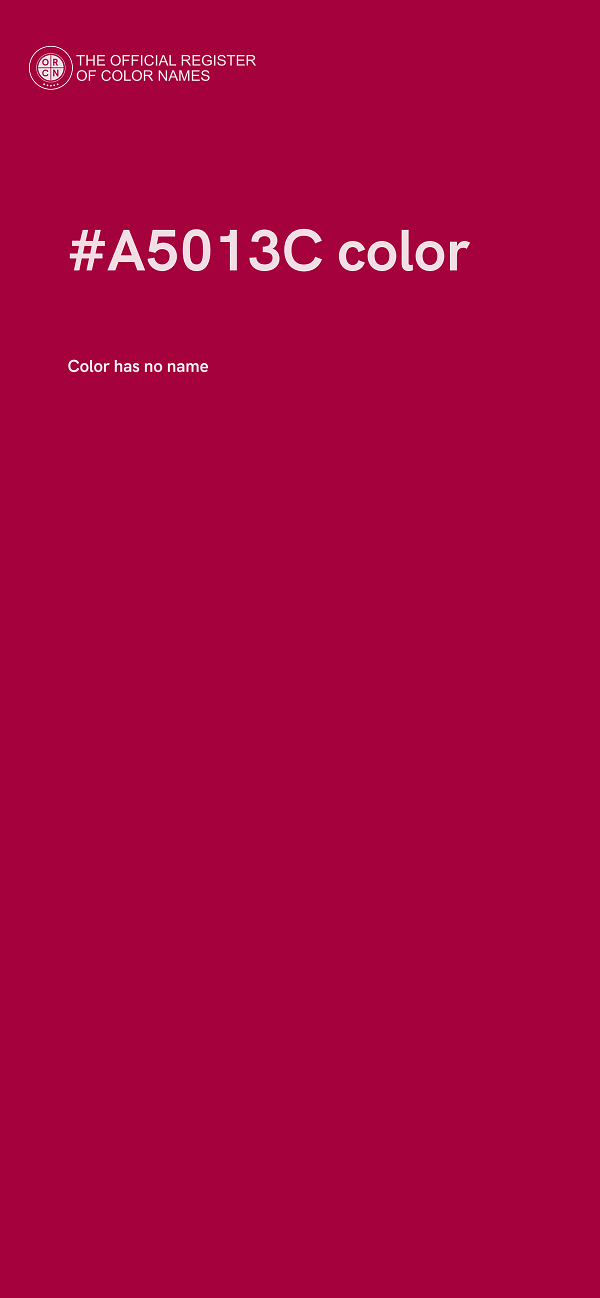 #A5013C color image