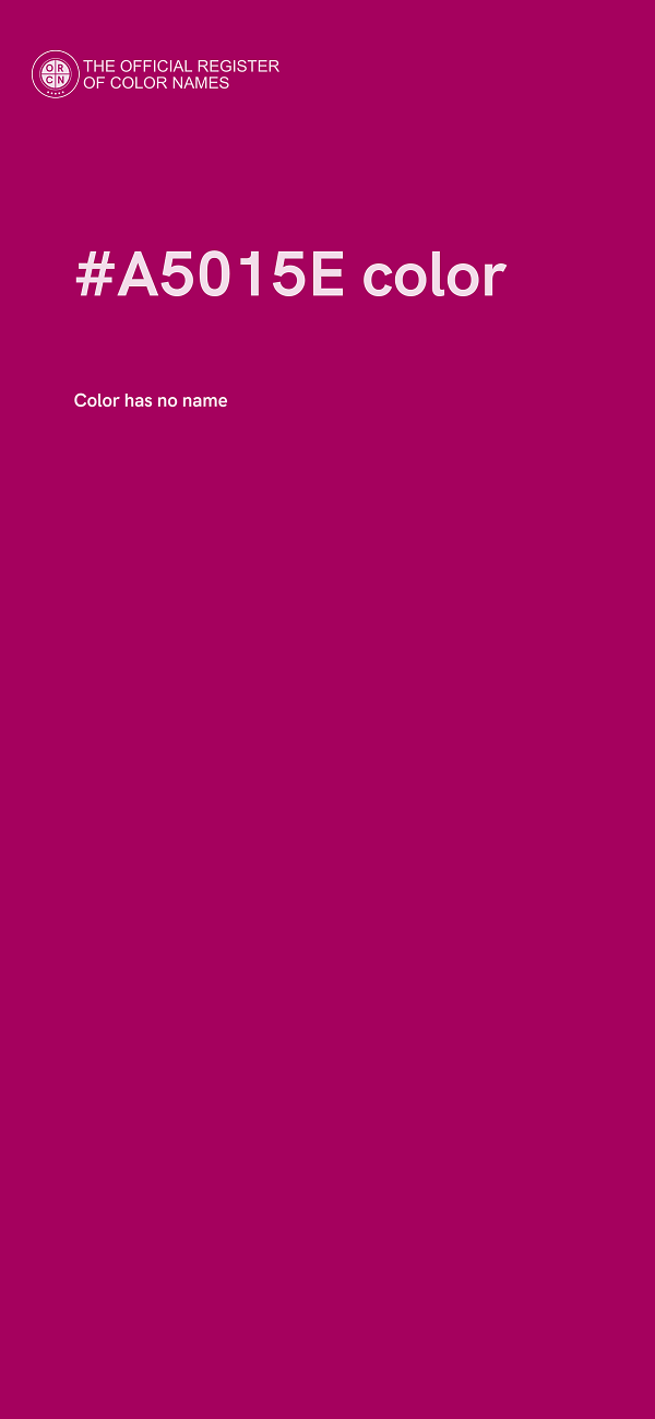 #A5015E color image