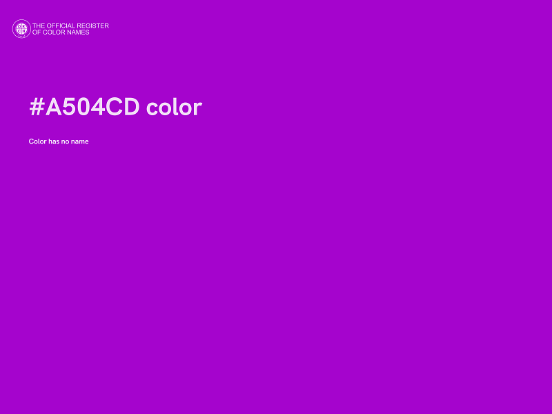 #A504CD color image