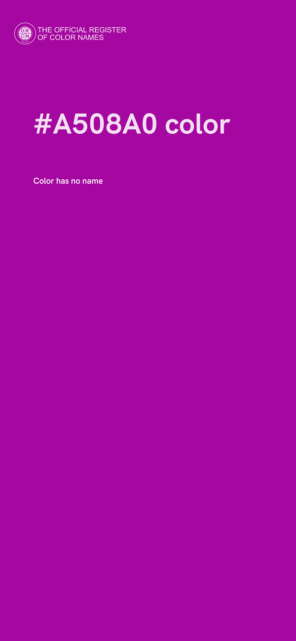 #A508A0 color image
