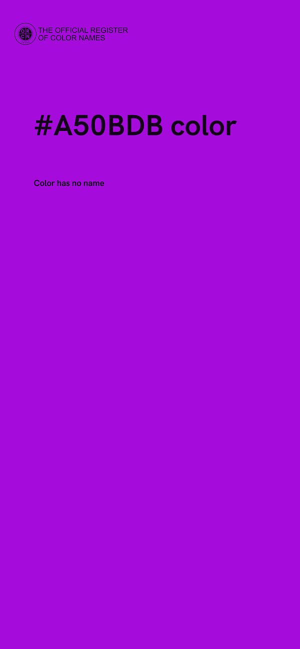 #A50BDB color image