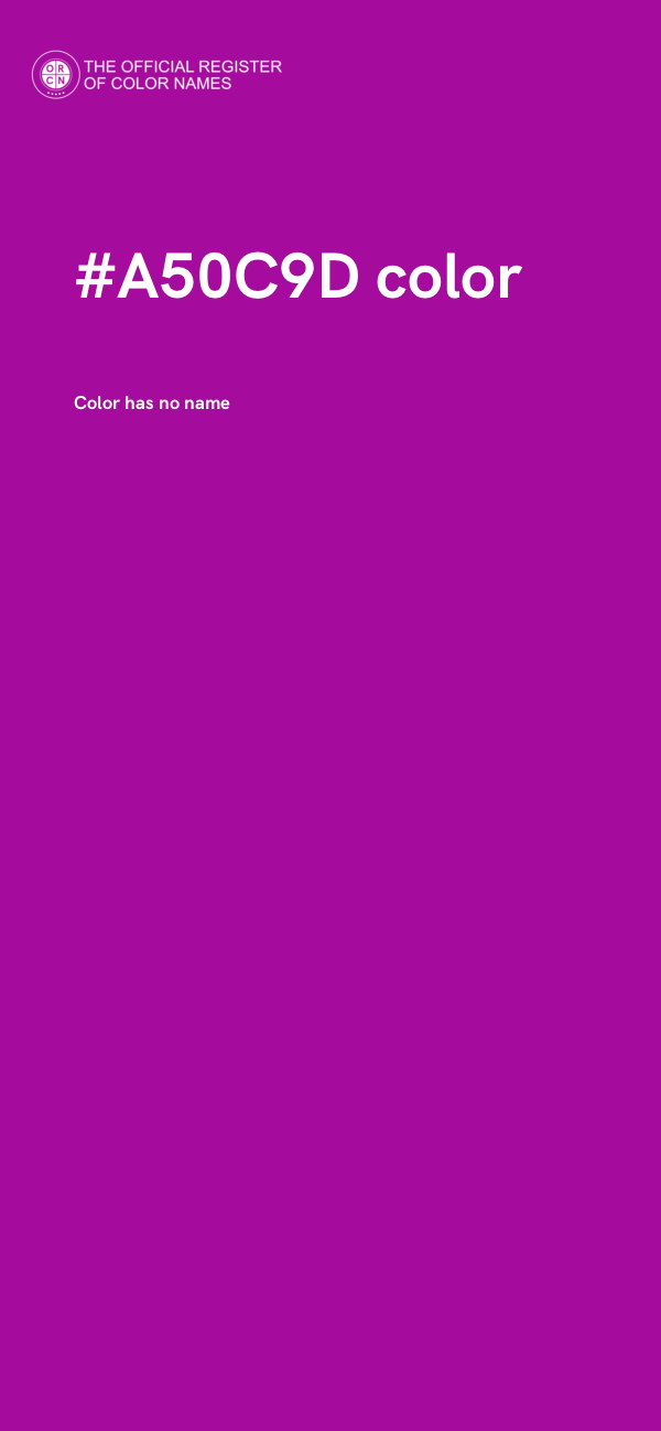 #A50C9D color image