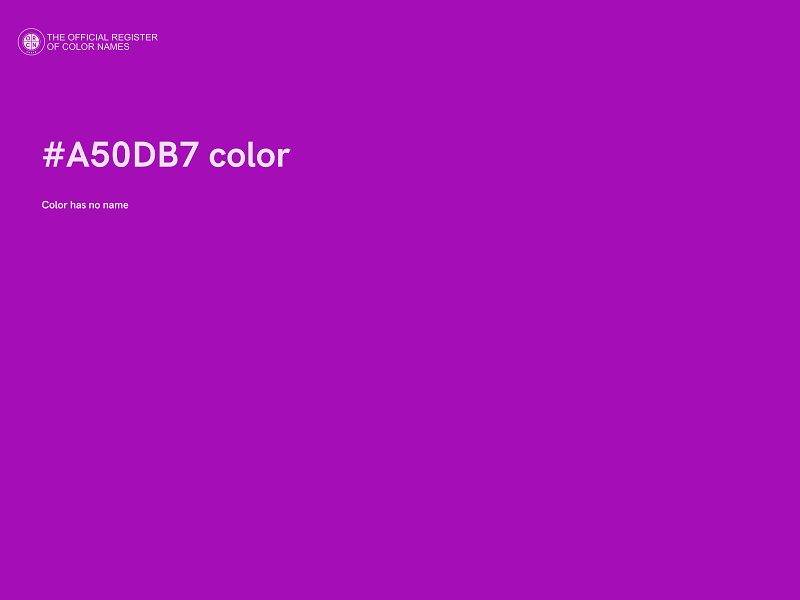 #A50DB7 color image